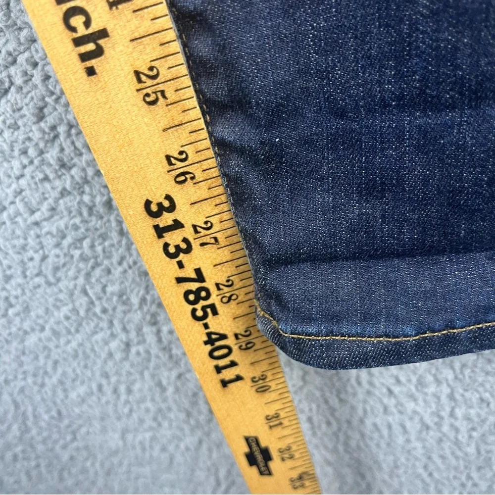 Madewell Women’s Skinny Skinny‎ Dark Wash Mid-Rise Cuffed Jeans Size 25 - Picture 3 of 14